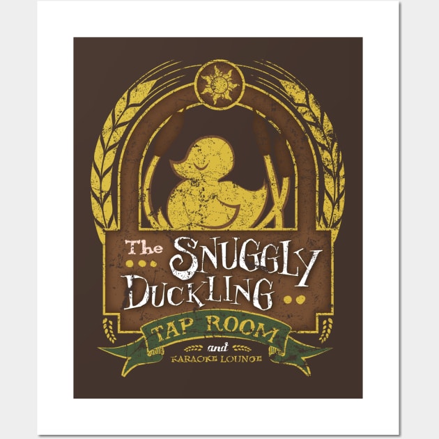 The Snuggly Duckling Wall Art by MindsparkCreative